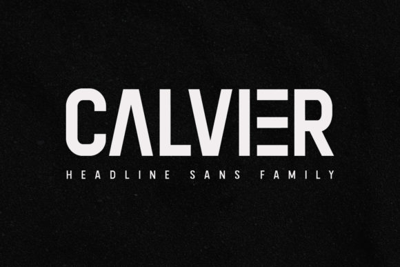 Calvier Family Font - Featured Image