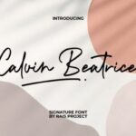 Calvin Beatrice Font - Featured Image