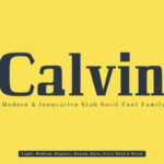 Calvin Slab Font - Featured Image