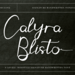 Calyra Blisto Font - Featured Image
