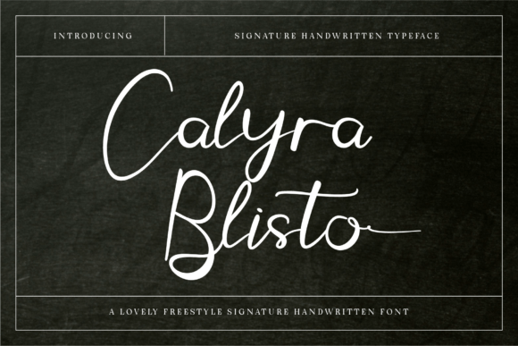 Calyra Blisto Font - Featured Image