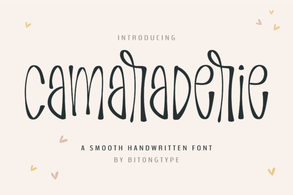 Camaraderie Font - Featured Image