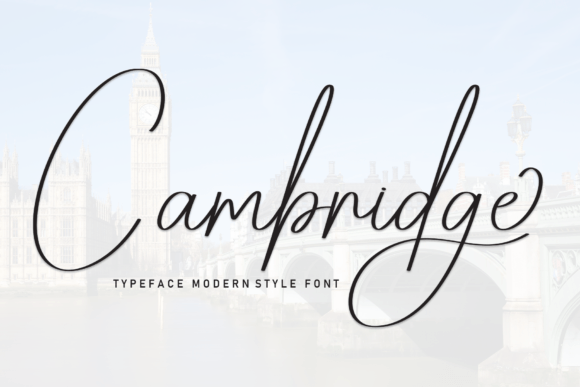 Cambridge Font - Featured Image