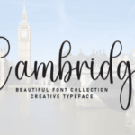 Cambridge Font - Featured Image