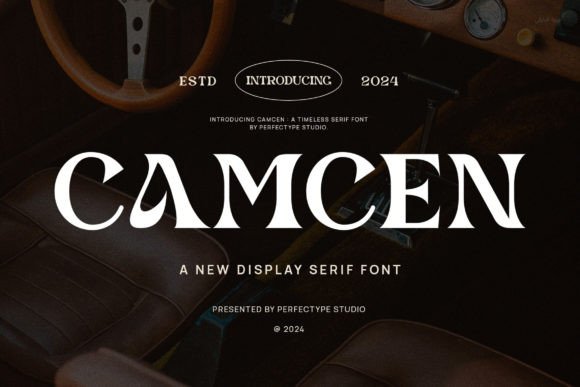 Camcen Font - Featured Image