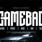 Camebad Font - Featured Image