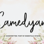 Camedyan Font - Featured Image