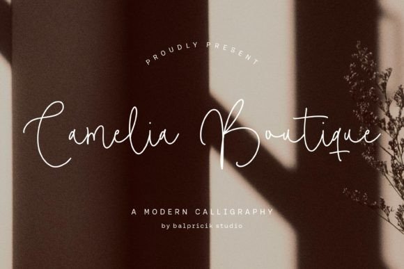 Camelia Boutiue Font - Featured Image