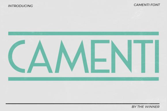 Camenti Font - Featured Image