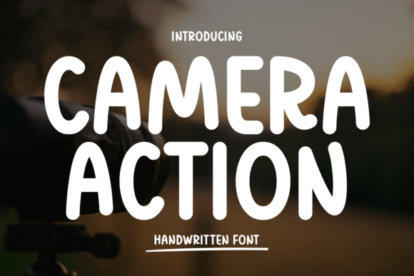 Camera Action Font - Featured Image