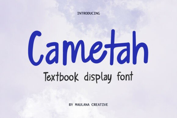 Cametah Font - Featured Image
