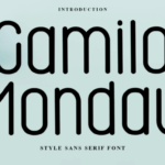 Camila Monday Font - Featured Image