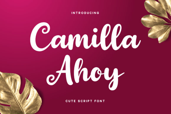 Camilla Ahoy Font - Featured Image