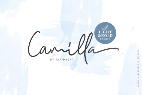 Camilla Family Font - Featured Image