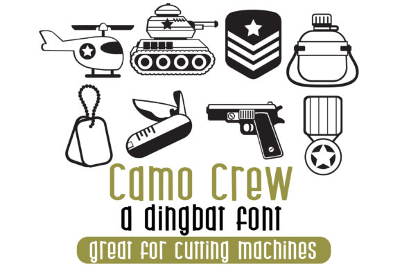 Camo Crew Font - Featured Image