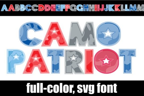 Camo Patriot Font - Featured Image