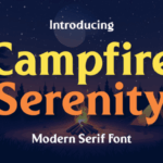 Campfire Serenity Font - Featured Image