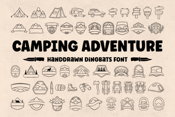Camping Adventure Font - Featured Image