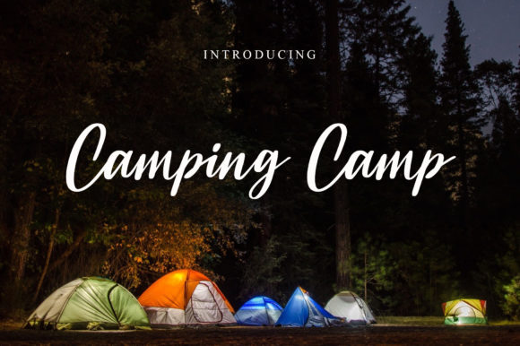 Camping Camp Font - Featured Image