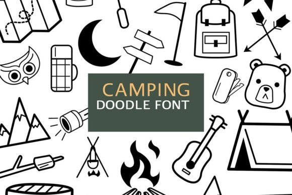 Camping Doodle Font - Featured Image