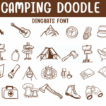Camping Doodle Font - Featured Image