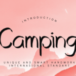 Camping Font - Featured Image