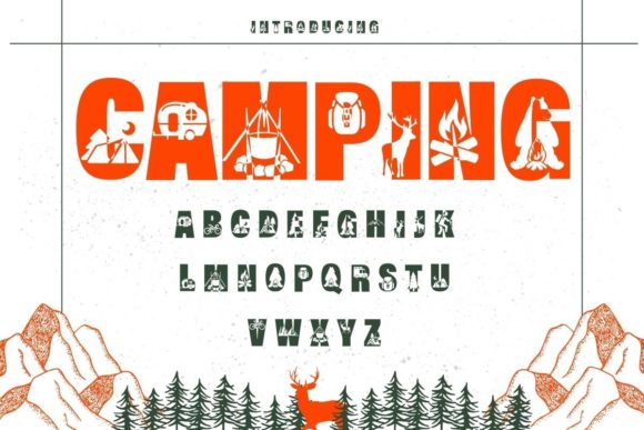 Camping Font - Featured Image