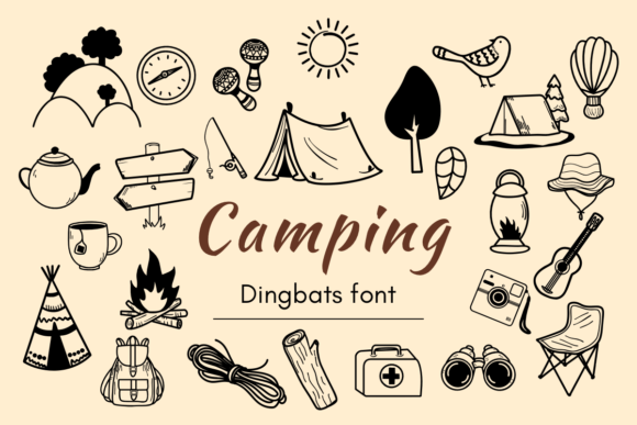 Camping Font - Featured Image