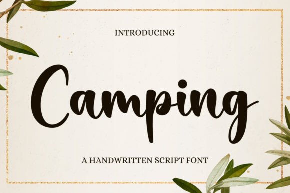 Camping Font - Featured Image