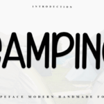 Camping Font - Featured Image