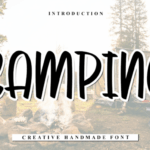 Camping Font - Featured Image