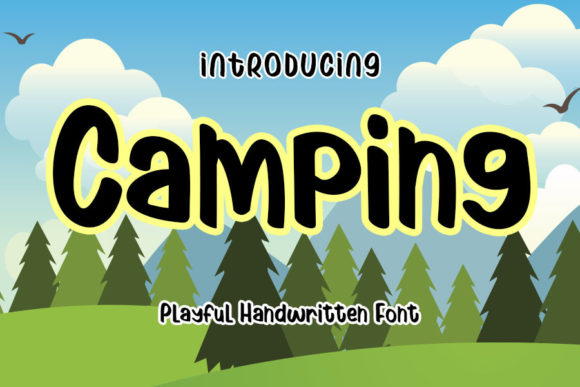 Camping Font - Featured Image