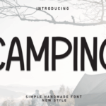 Camping Font - Featured Image