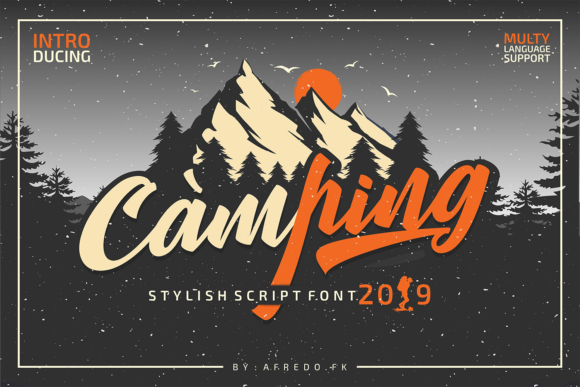 Camping Font - Featured Image