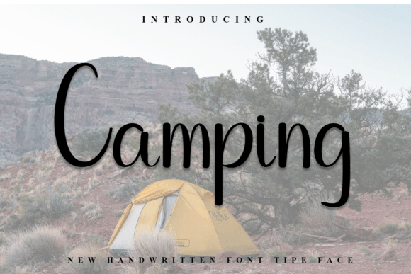 Camping Font - Featured Image
