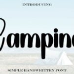 Camping Font - Featured Image