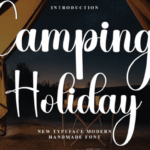 Camping Holiday Font - Featured Image