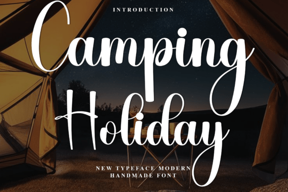 Camping Holiday Font - Featured Image
