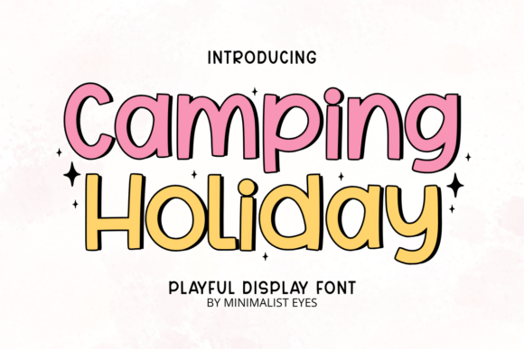Camping Holiday Font - Featured Image