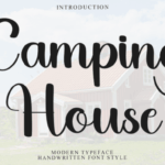 Camping House Font - Featured Image