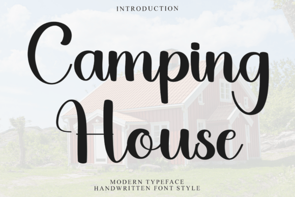 Camping House Font - Featured Image