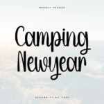 Camping Newyear Font - Featured Image