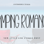 Camping Romance Font - Featured Image