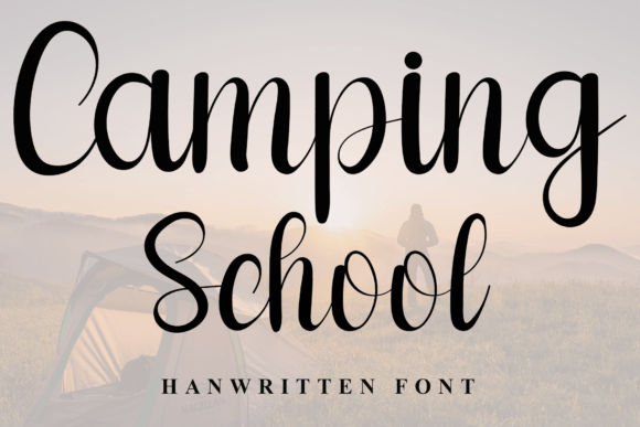 Camping School Font - Featured Image