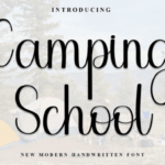 Camping School Font - Featured Image