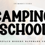 Camping School Font - Featured Image