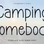 Camping Somebody Font - Featured Image