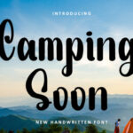 Camping Soon Font - Featured Image