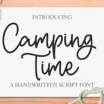Camping Time Font - Featured Image