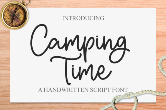 Camping Time Font - Featured Image